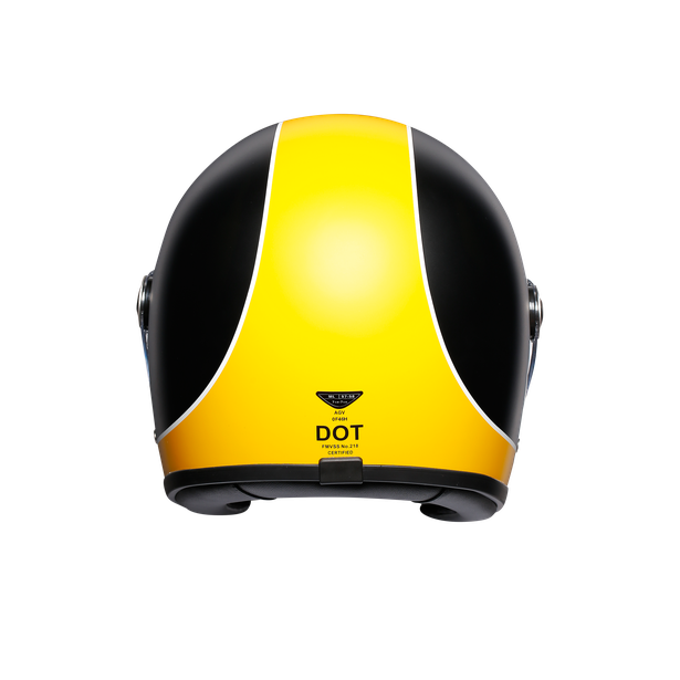 x3000-multi-dot-super-agv-matt-black-yellow image number 2