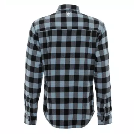 CAMICIA A QUADRI - 100% COTONE MORBIDO  - LIGHTBLUE/BLACK - 2