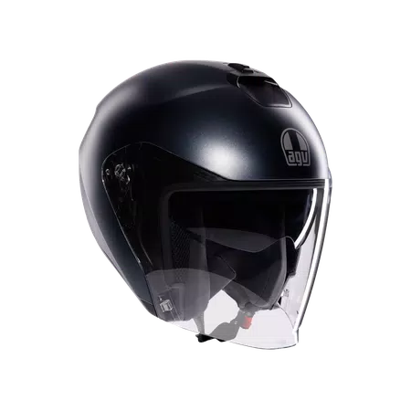IRIDES MONO MATT ARDESIA GREY - MOTORBIKE OPEN FACE HELMET E2206 -  - 1