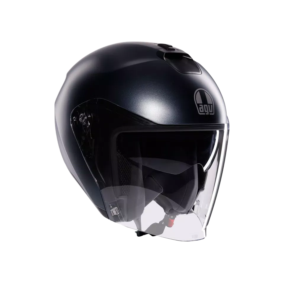 IRIDES MONO MATT ARDESIA GREY - CASCO MOTO JET E2206 -  - 1