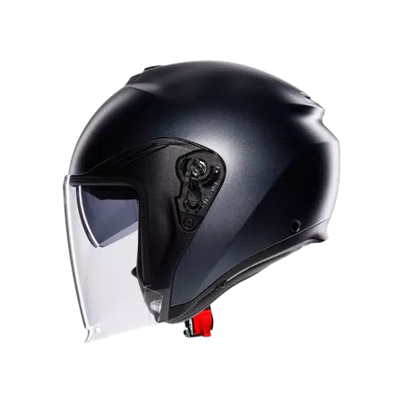 IRIDES MONO MATT ARDESIA GREY - MOTORBIKE OPEN FACE HELMET E2206 -  - 4