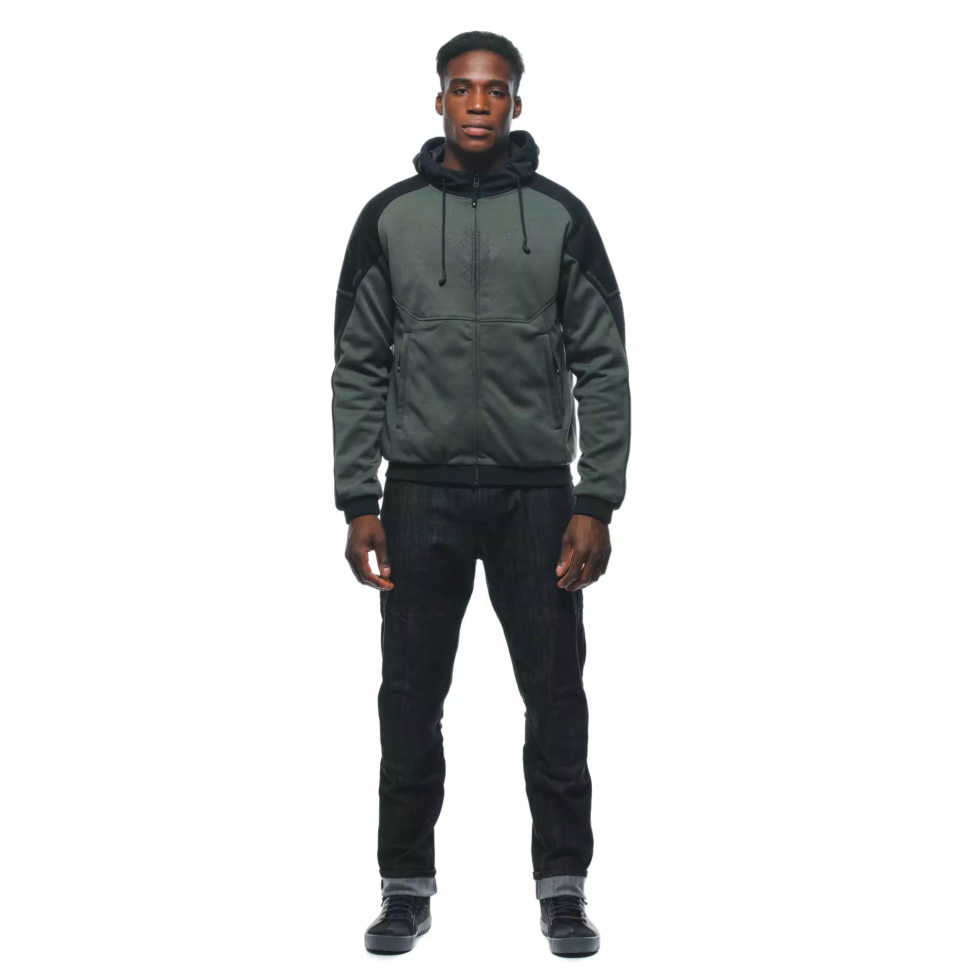 DAEMON-X SAFETY HOODIE - GIACCA MOTO IN TESSUTO UOMO
