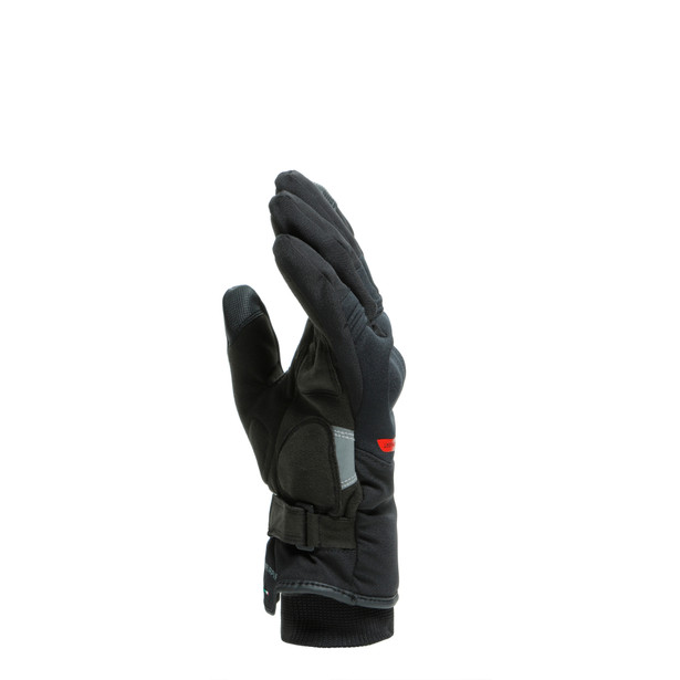 avila-unisex-d-dry-gloves-black-red image number 2