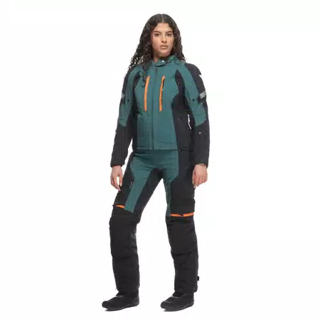 MANGEN ABSØLUTESHELL™ PRO - CHAQUETA MOTO TOURING MUJER - DARK SEA/BLACK - 3