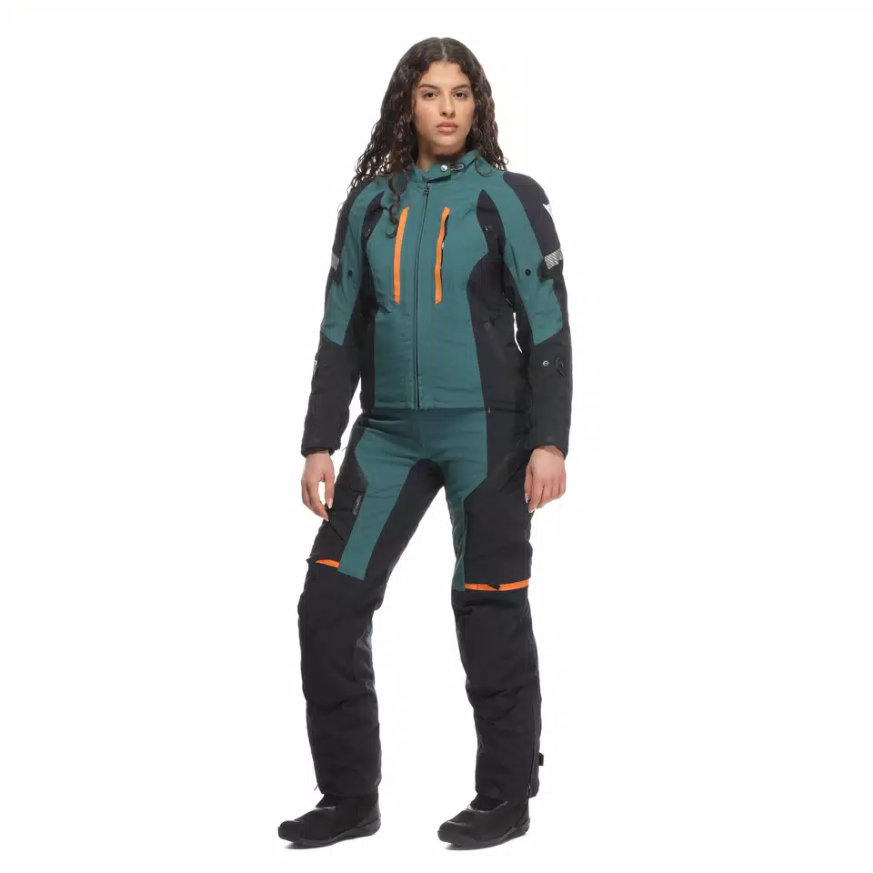 MANGEN ABSØLUTESHELL™ PRO - WOMEN'S TOURING MOTORCYCLE JACKET - DARK SEA/BLACK - 3