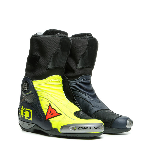 axial-d1-replica-valentino-boots-giallo-fluo-blu-reggiani image number 0