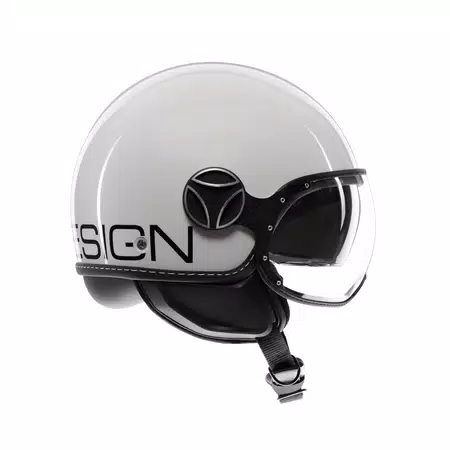 MOMODESIGN FGTR EVO WHITE QUARZ / BLACK - JET HELMET WITH DUAL VISOR E2206 -  - 3