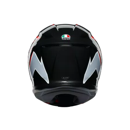 K6 AGV DOT(ECE) MULTI MPLK - FLASH MATT BLACK/GREY/RED -  - 5