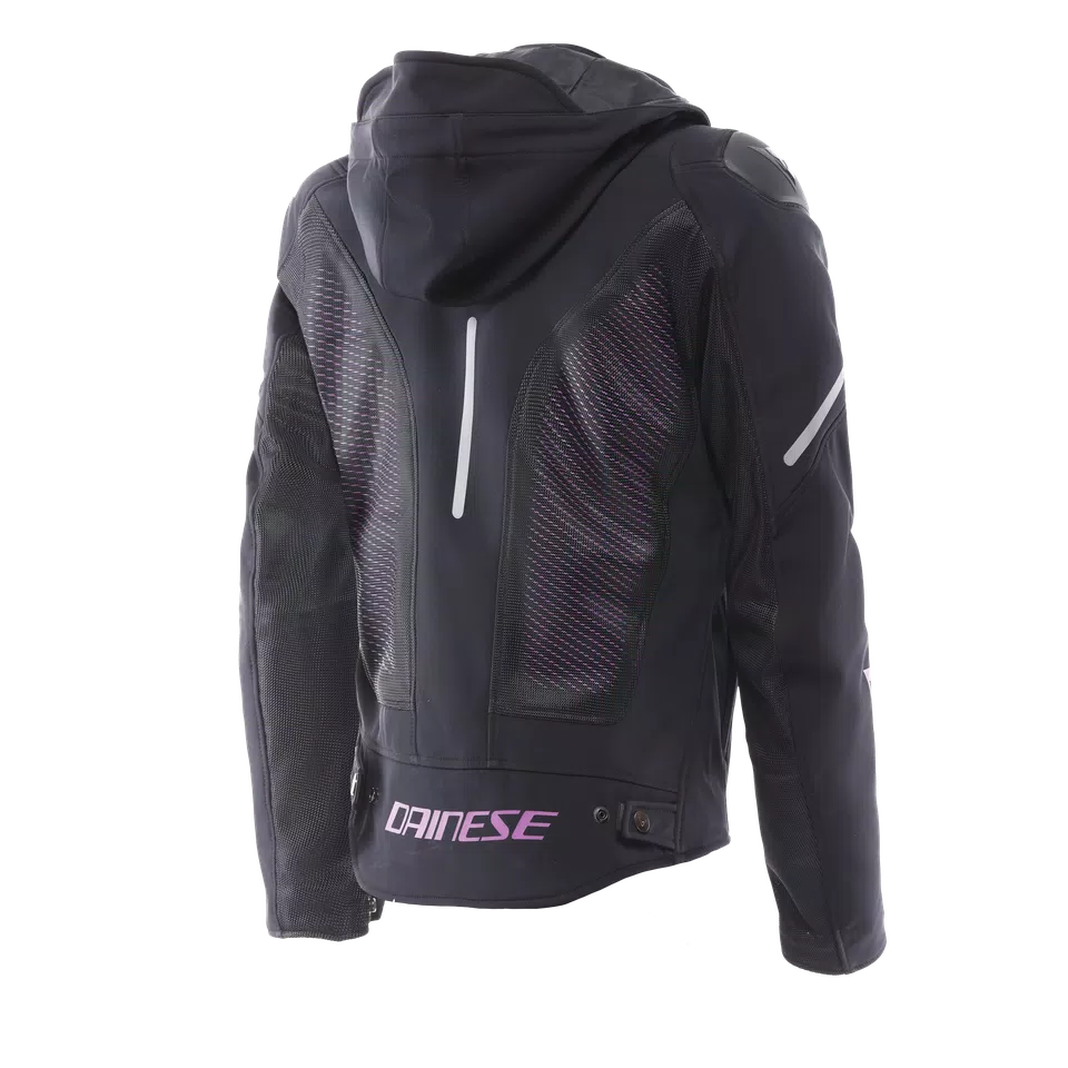 SUPER SPRINT AIR TEX JACKET WMN - BLACK/PINK/VIOLA - 2