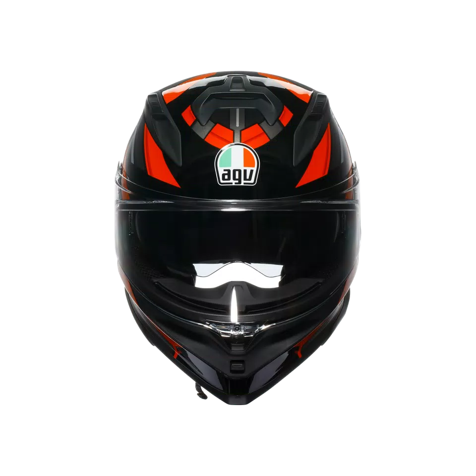 K7 MPLK TAURAX BLACK/RED - MOTORBIKE FULL FACE HELMET DOT (E2206) -  - 2