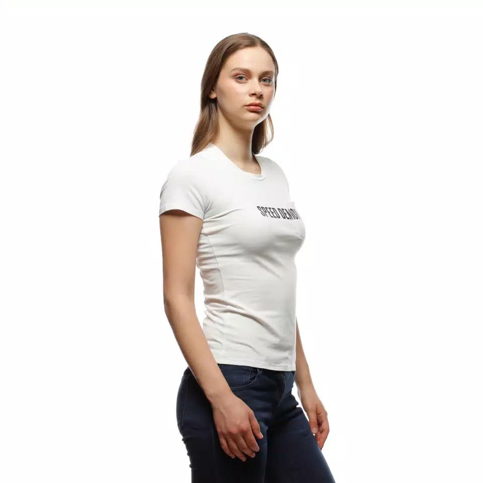 DEMON POCKET - WOMEN'S T-SHIRT - BLANC DE BLANC - 7