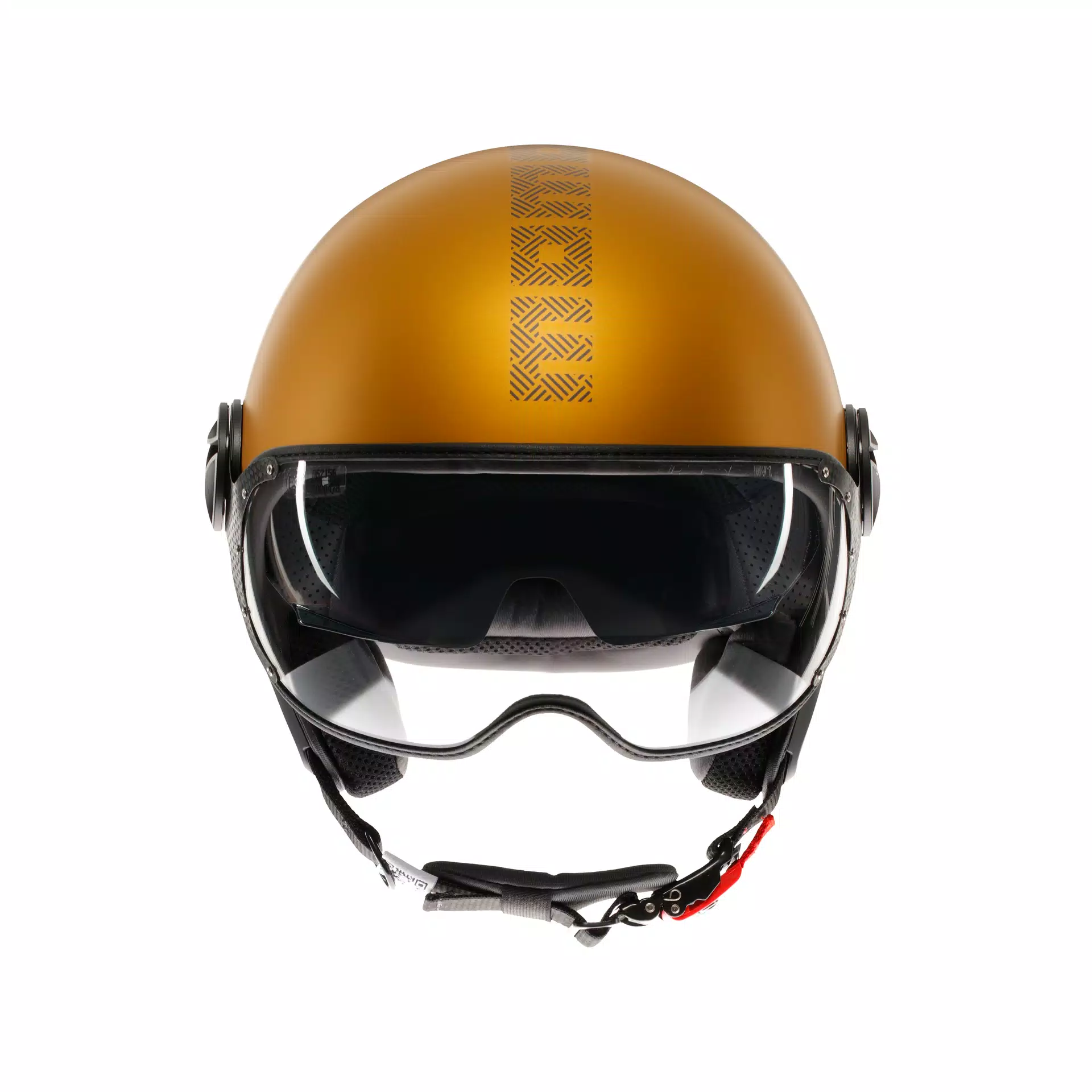 MOMODESIGN FGTR EVO MATT OCRA  / GREY - JET HELMET WITH DUAL VISOR E2206
