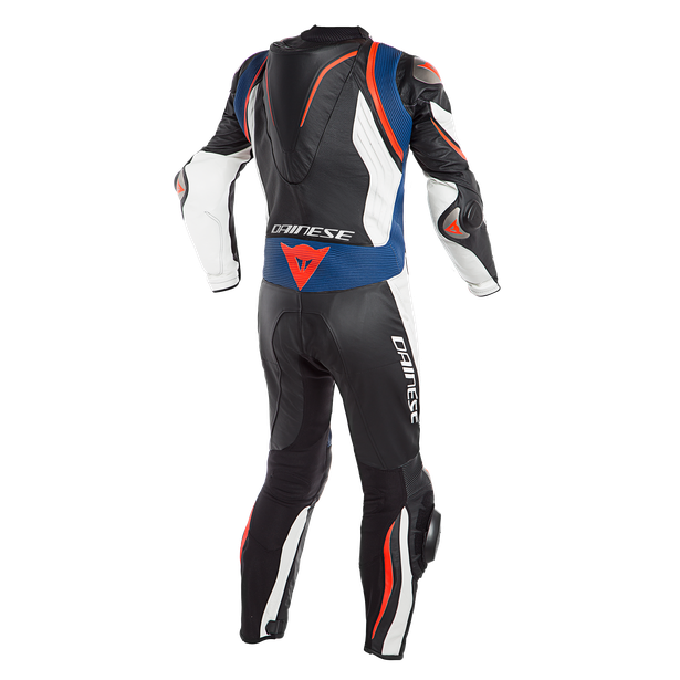 kyalami-1pc-perf-leather-suit-black-white-blue image number 1