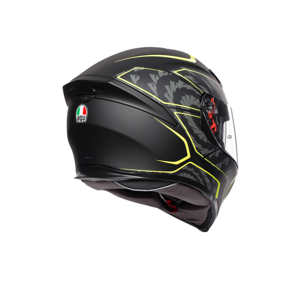K5 S E2205 MULTI - TORNADO MATT BLACK/YELLOW FLUO