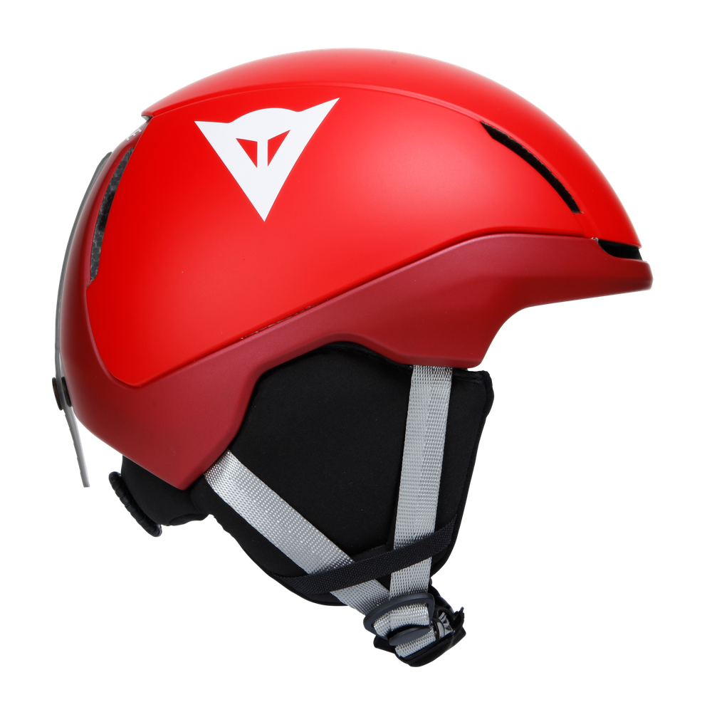 kid-s-scarabeo-elemento-ski-helmet-metallic-red-white-logo image number 4