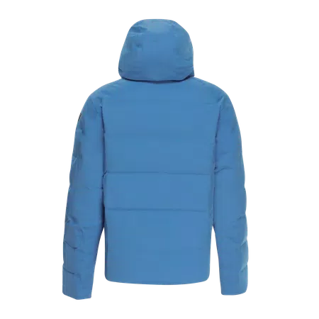 MEN'S WATERPROOF SKI DOWN JACKET - BLUE - 2