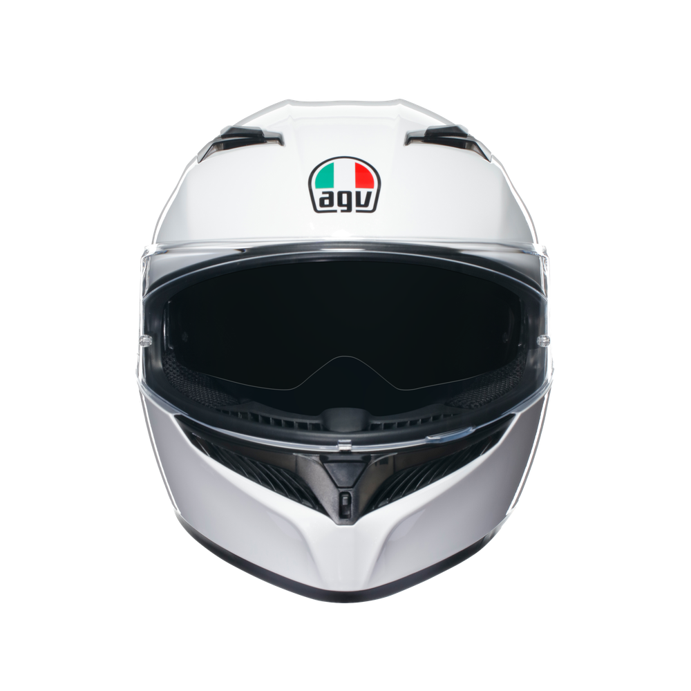 k3-mono-seta-white-casco-moto-integral-e2206 image number 1