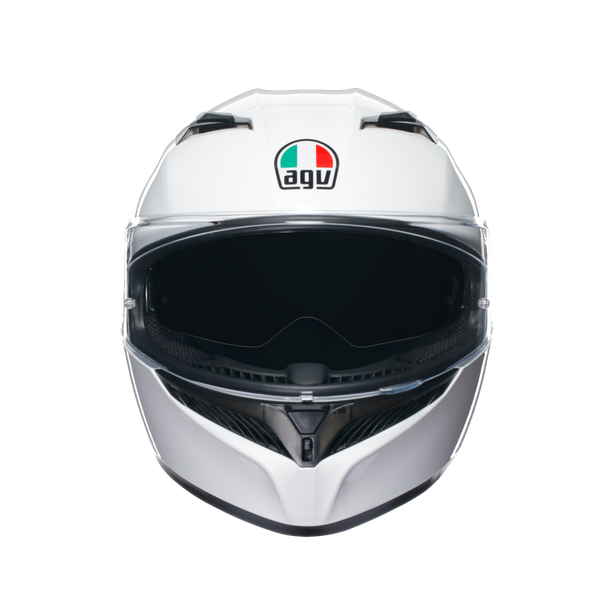 k3-mono-seta-white-casco-moto-integrale-e2206 image number 1