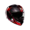 K3 STRIGA BLACK/GREY/RED - CASQUE MOTO INTÉGRAL E2206