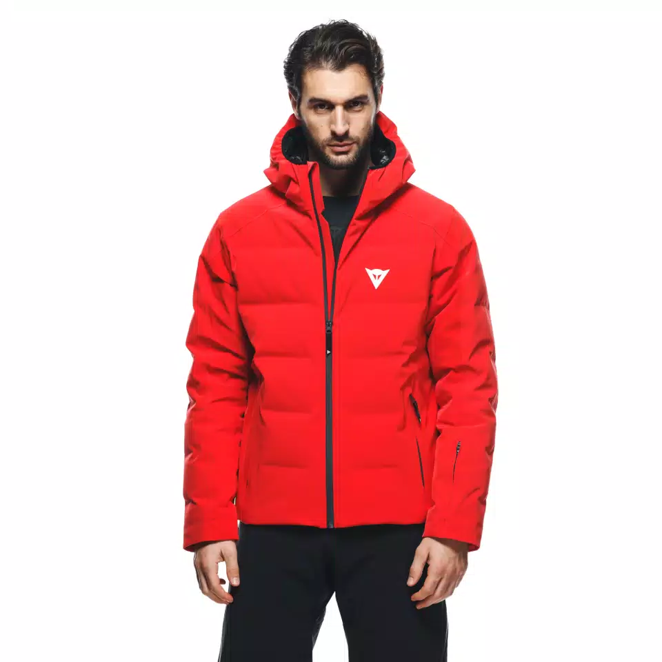 MEN'S WATERPROOF SKI DOWN JACKET - FIRE-RED - 6
