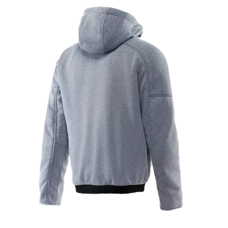 BOVISA - MOTORRAD-HOODIE MIT PROTEKTOREN HERREN - GREY-MELANGE/BLACK - 2