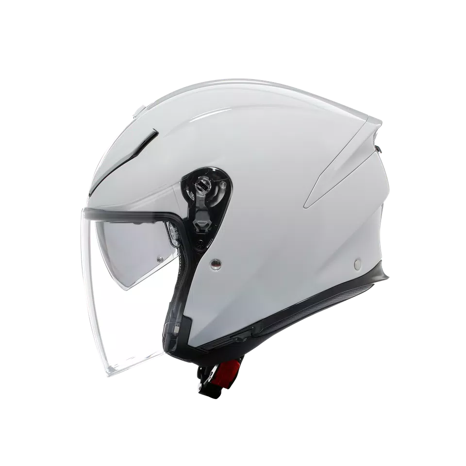 K5 JET EVO MONO STELVIO WHITE - MOTORBIKE OPEN FACE HELMET E2206 -  - 4