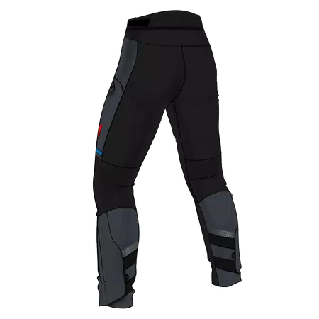 MANGEN ABSØLUTESHELL™ PRO - PANTALONI DA MOTO TOURING UOMO - EBONY/BLACK - 4