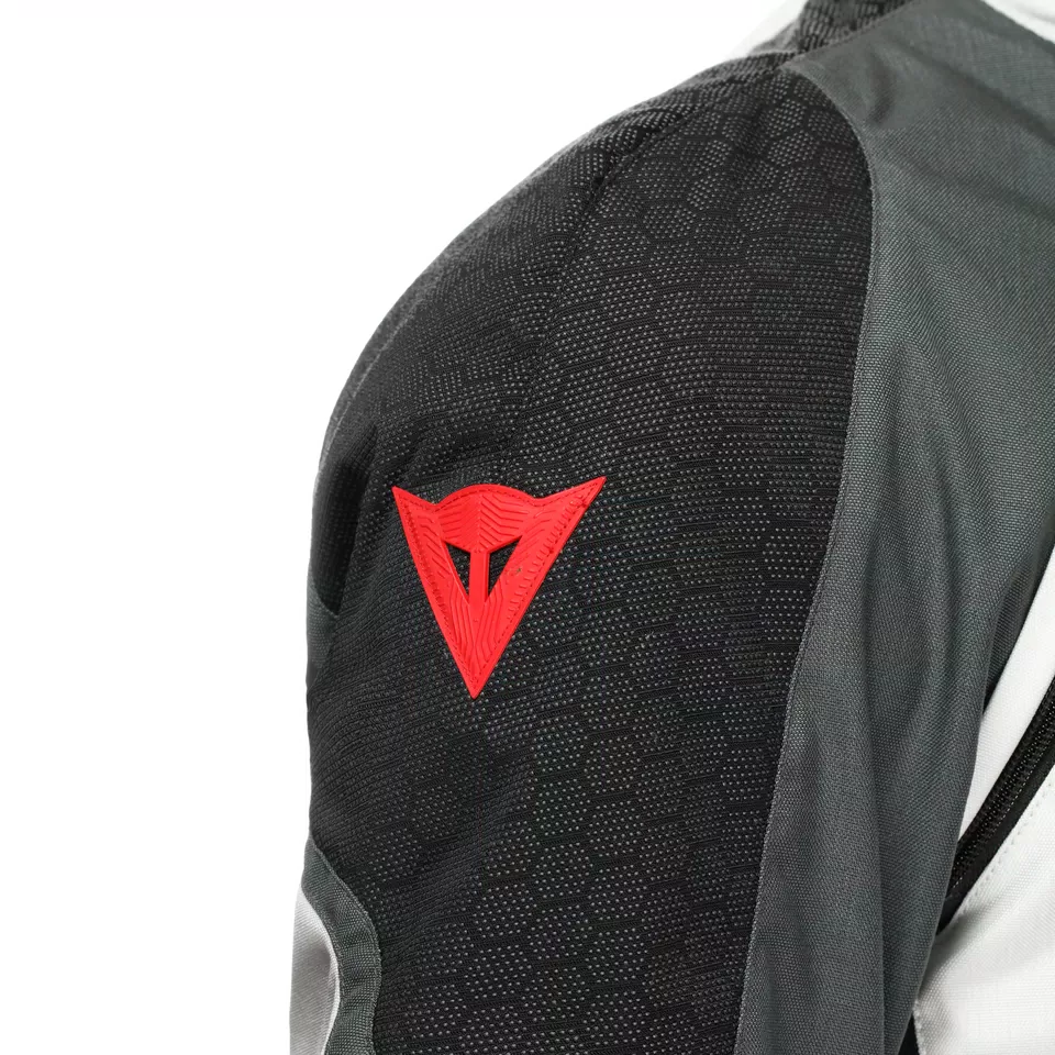 SUPER ADVENTURE ABSØLUTESHELL™ - MEN MOTORCYCLE OFF-ROAD JACKET - GLACIER-GREY/IRON-GATE/RED - 11