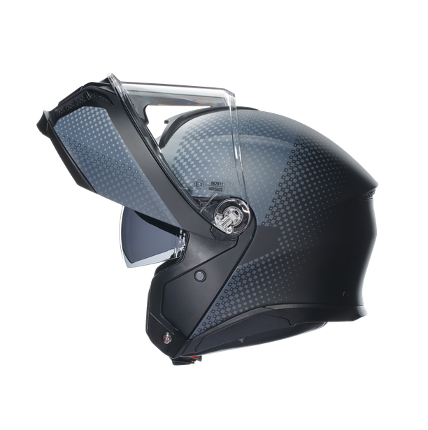 tourmodular-textour-matt-black-grey-casque-moto-modulaire-e2206 image number 7