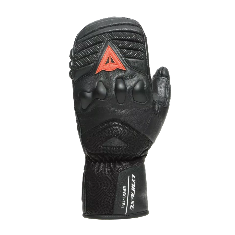 MEN S HP ERGOTEK PRO SKI MITTENS STRETCH LIMO HIGH RISK RED Dainese