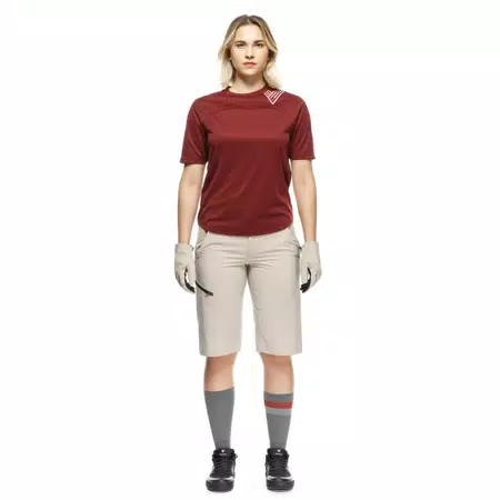 HG OMNIA - PANTALONCINI BICI DONNA - BEIGE - 3