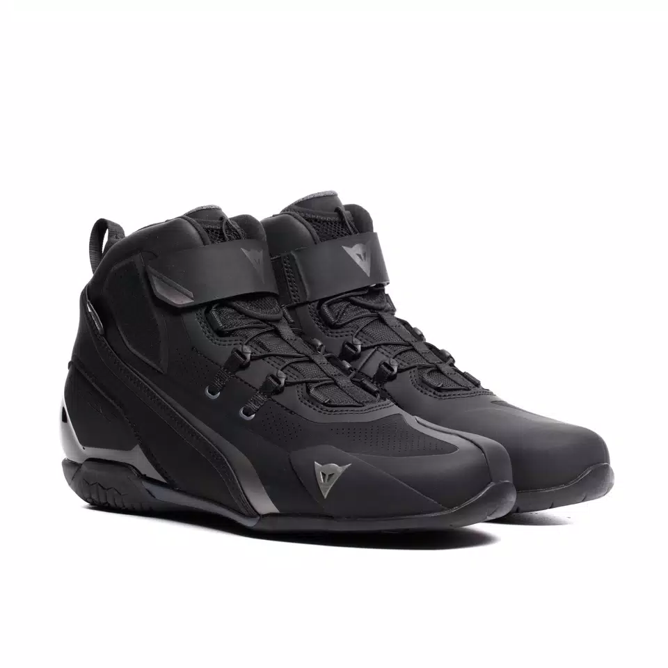 HERIAN D-WP - CHAUSSURES DE MOTO IMPERMÉABLES - BLACK/ANTHRACITE - 1