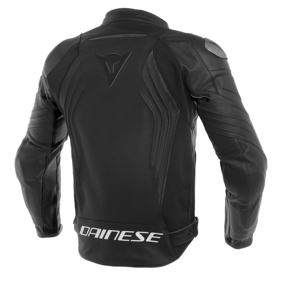racing-3-perf-leather-jacket-black-black-black image number 1