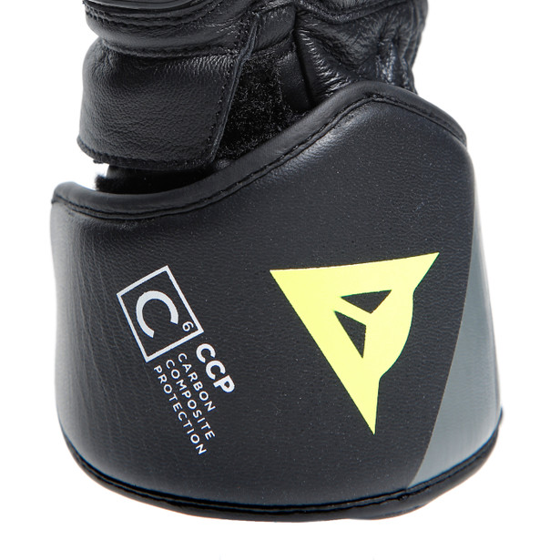 druid-4-leather-gloves-black-charcoal-gray-fluo-yellow image number 7