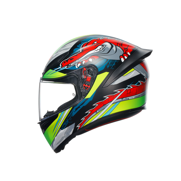 k1-s-dundee-matt-lime-red-casco-moto-integral-e2206 image number 3