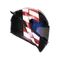 K1 S US FLAG MATT BLACK/RED/BLUE - MOTORBIKE FULL FACE HELMET DOT (E2206)