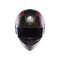 K1 S SLING MATT BLACK/RED - MOTORBIKE FULL FACE HELMET E2206