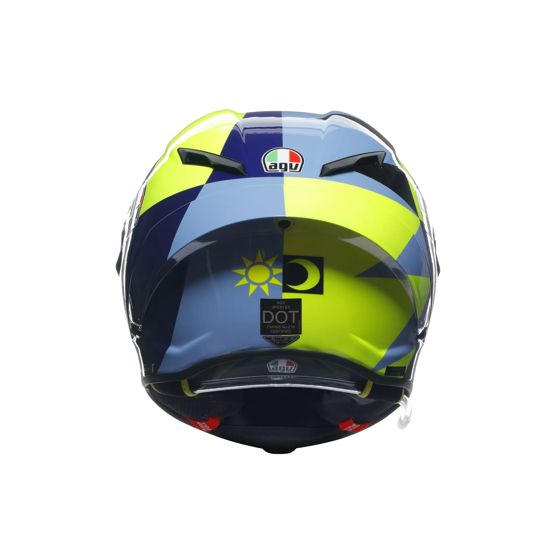 PISTA GP RR SOLELUNA 2022 (ED. LIMITATA) - MOTORBIKE FULL FACE HELMET E2206 DOT