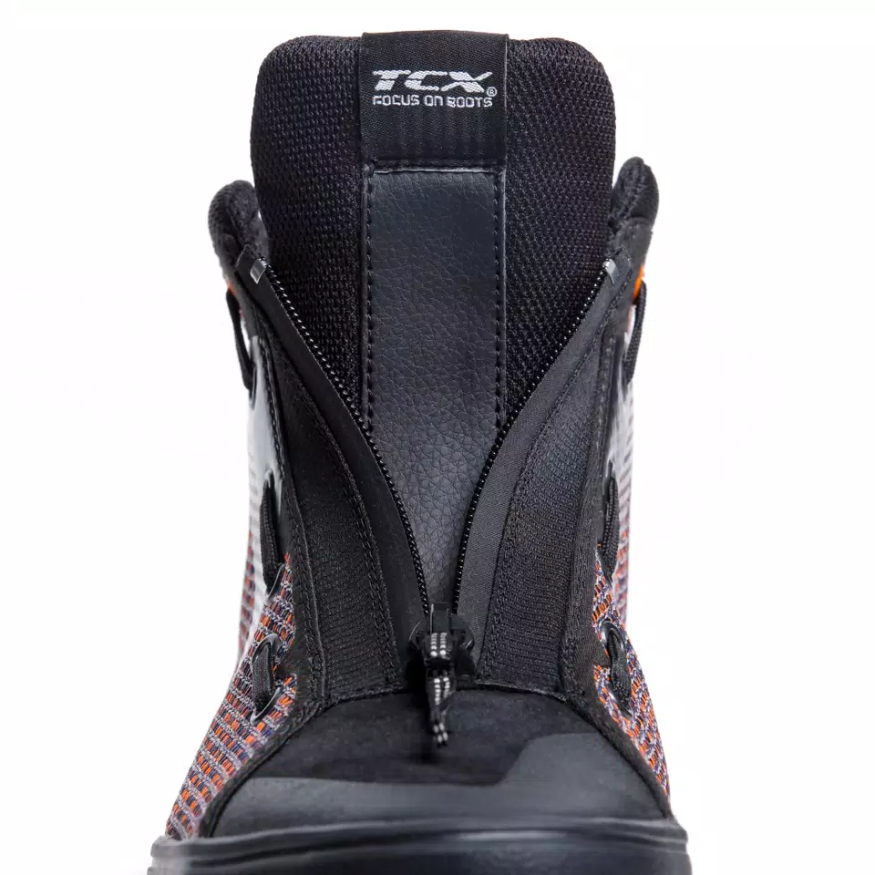 IKASU AIR SOMMER MOTORRADSNEAKER HERREN - SCHWARZ/ARANCIO/BLAU -  - 8