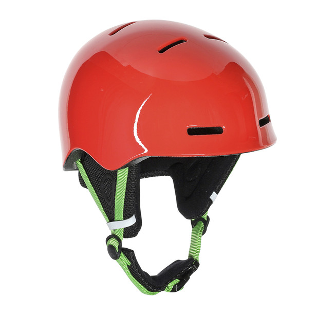 B-ROCKS HELMET LIGHT-RED/EDEN-GREEN- Casques