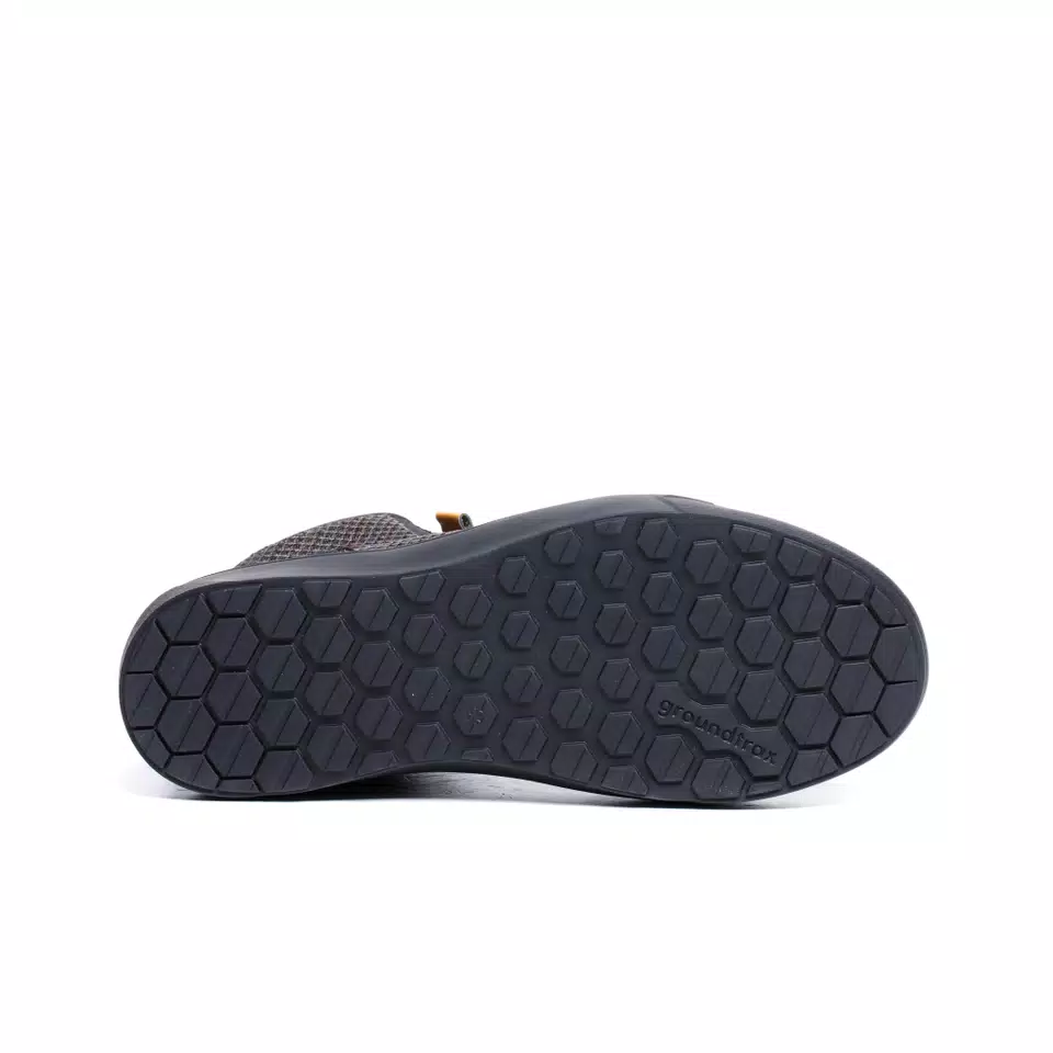 IKASU 2 AIR SUMMER MOTORCYCLE SHOES MEN - BLACK/OCHRE -  - 4