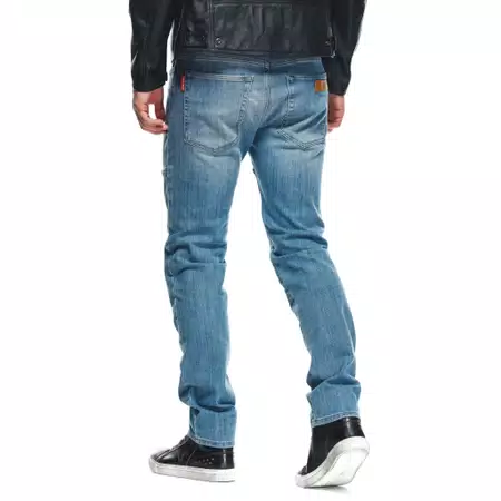 DENIM STONE SLIM - MEN'S MOTORCYCLE JEANS - LIGHT-BLUE - 4