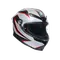 K6 S FLASH MATT BLACK/GREY/RED - CASCO MOTO INTEGRAL E2206