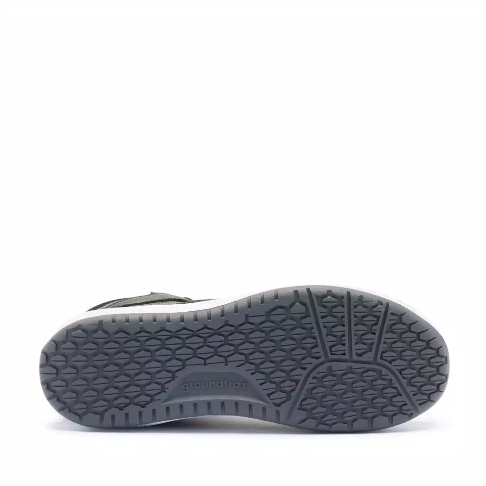 SUBURB AIR - MEN'S SUMMER MOTORCYCLE SHOES IN FABRIC - BLACK/WHITE/IRON-GATE - 4