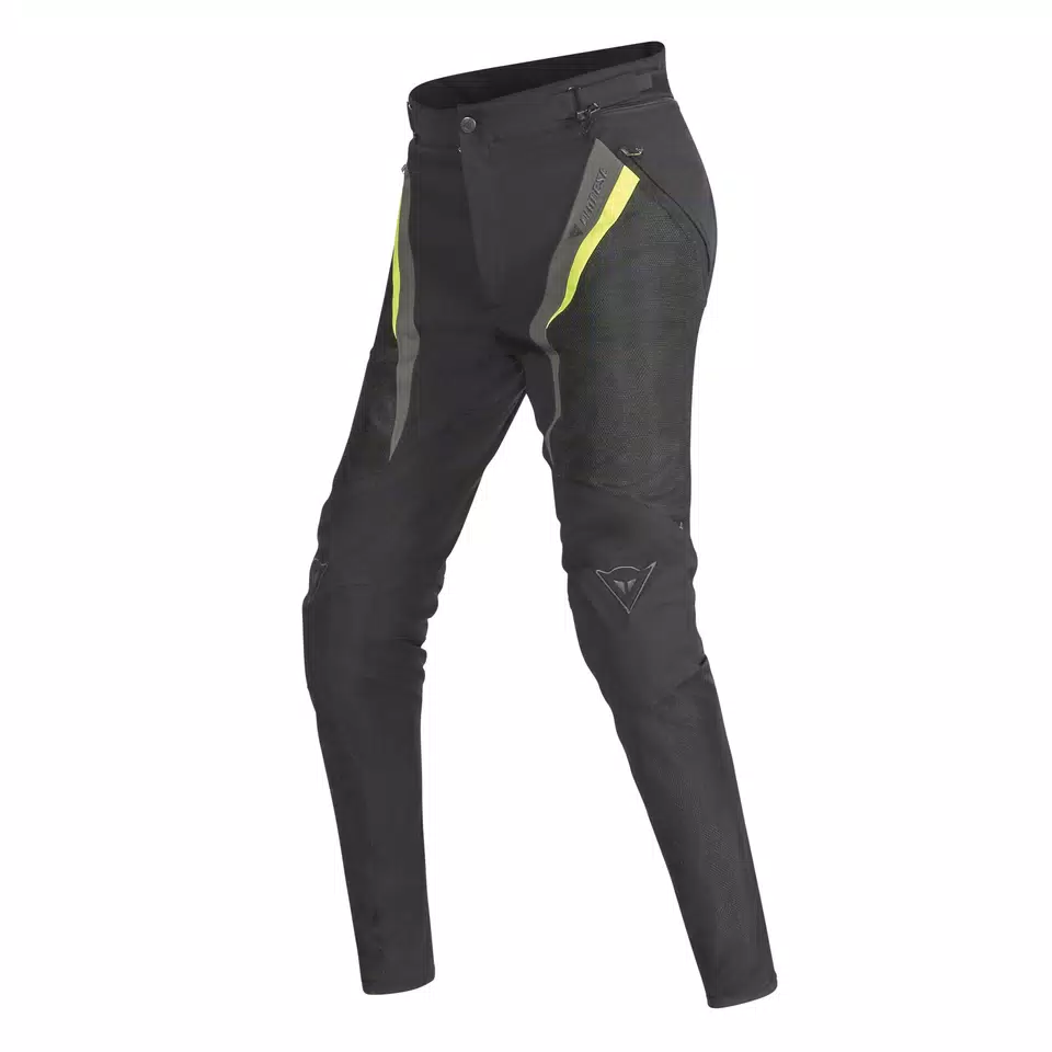 DRAKE SUPER AIR LADY TEX PANTS - BLACK/FLUO-YELLOW/DARK-GULL-GRAY - 1