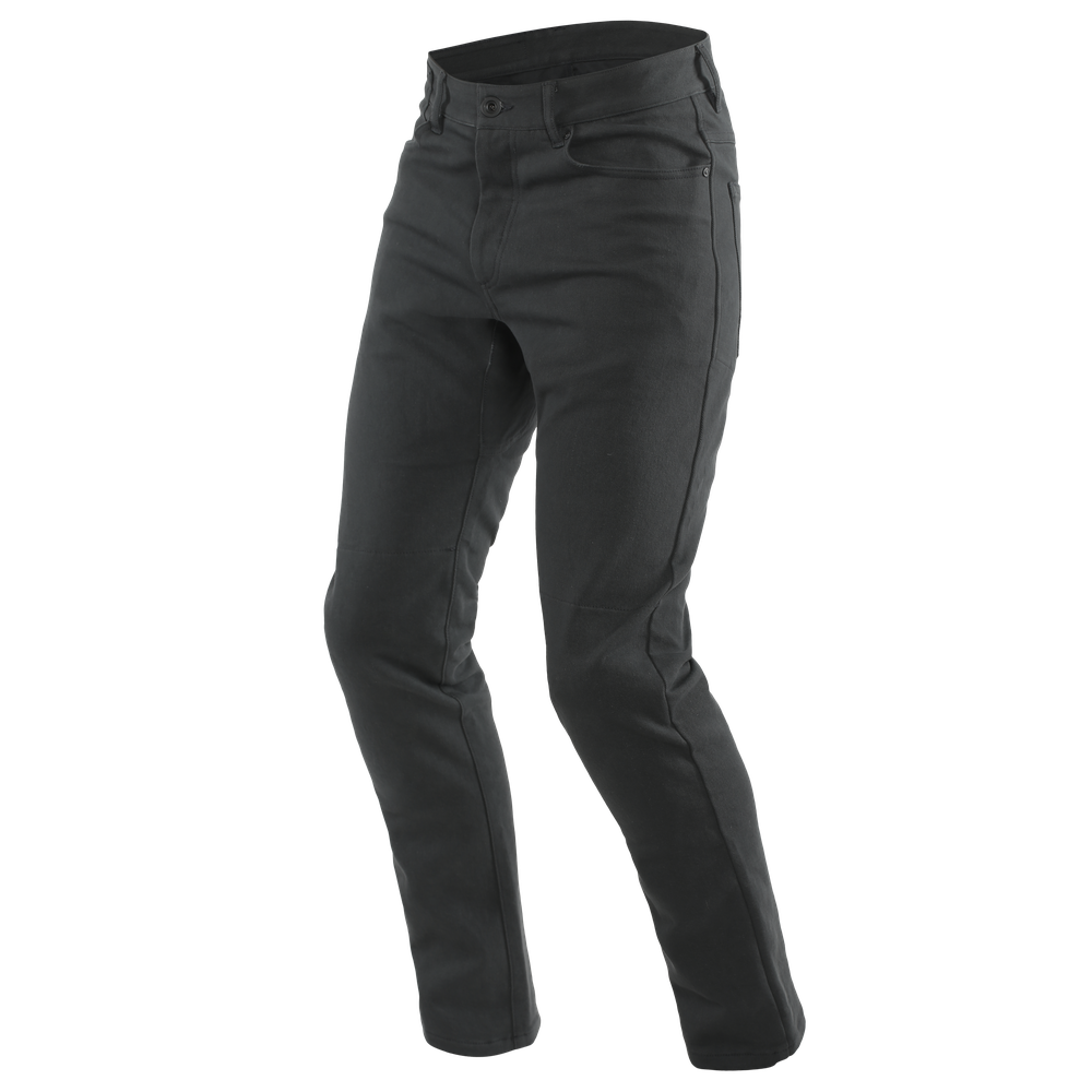 classic-slim-pantaloni-moto-in-tessuto-uomo-black image number 0