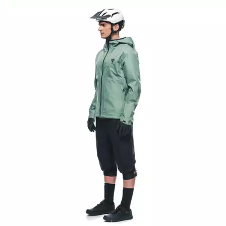 HGC SHELL LIGHT - MEN'S WATERPROOF BIKE JACKET - HEDGE-GREEN - 4