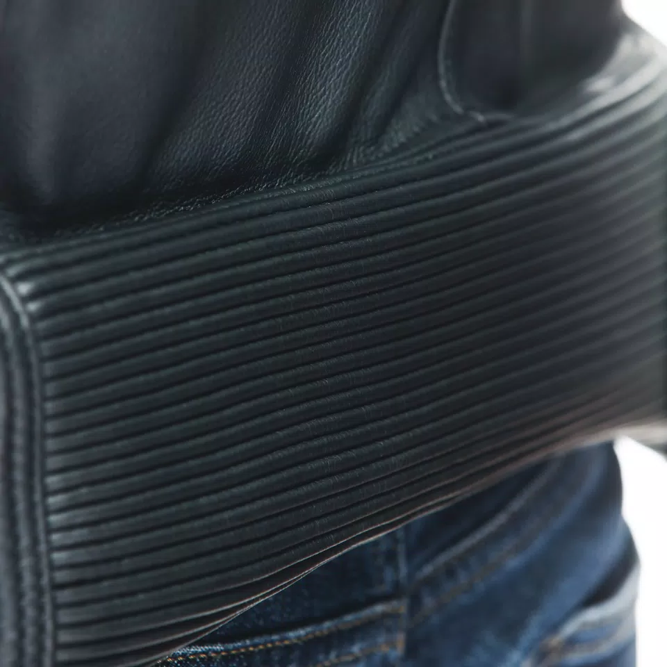 ZAURAX LEATHER JACKET - BLACK - 16