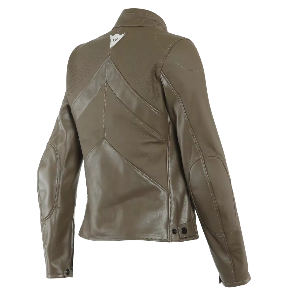 ダイネーゼ Assen lady leather jacket DAINESE Assen Lady Black / White / Red Fluo Jacket · Motocard