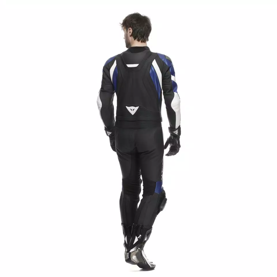 AVRO 4 LEATHER 2PCS SUIT - BLACK/WHITE/BLUE - 4